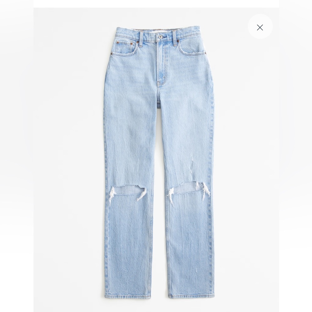 Abercrombie & fitch 90s ultra high rise jeans, size curve love 14